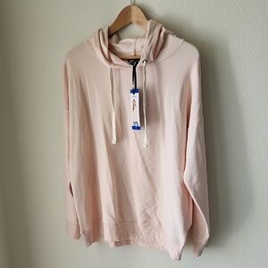 BUFFALO DAVID BITTON Light Pink Hoodie Sz L NWT comfy casual athleisure soft